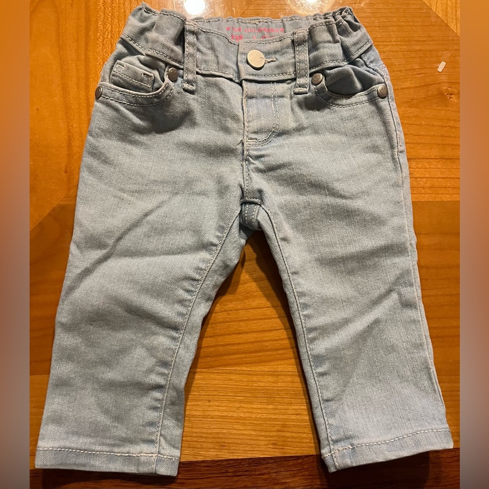 Light blue jeans baby girl’s